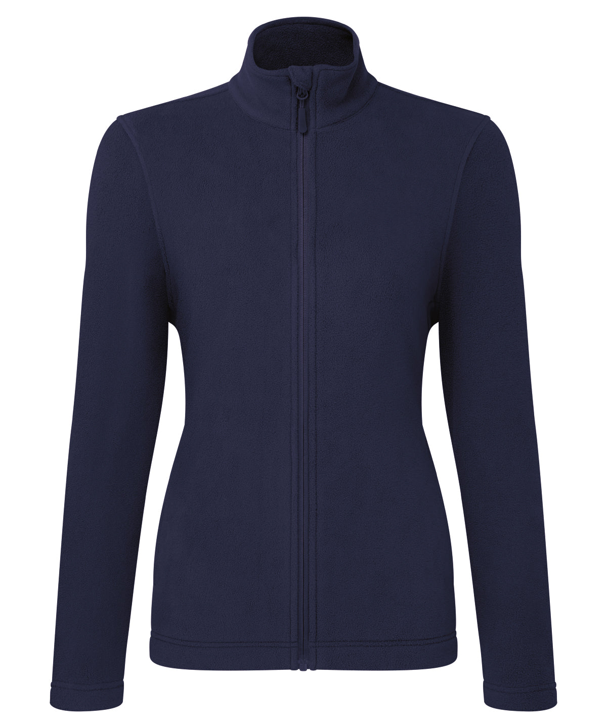 Womens Recyclight full-zip microfleece | navy