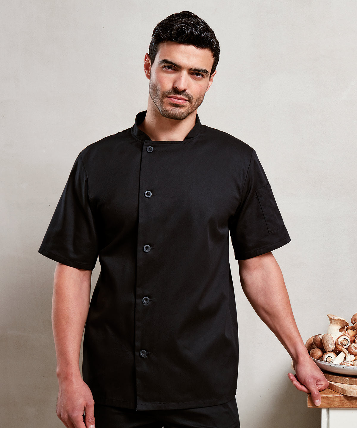 Chefs essential short sleeve jacket | white