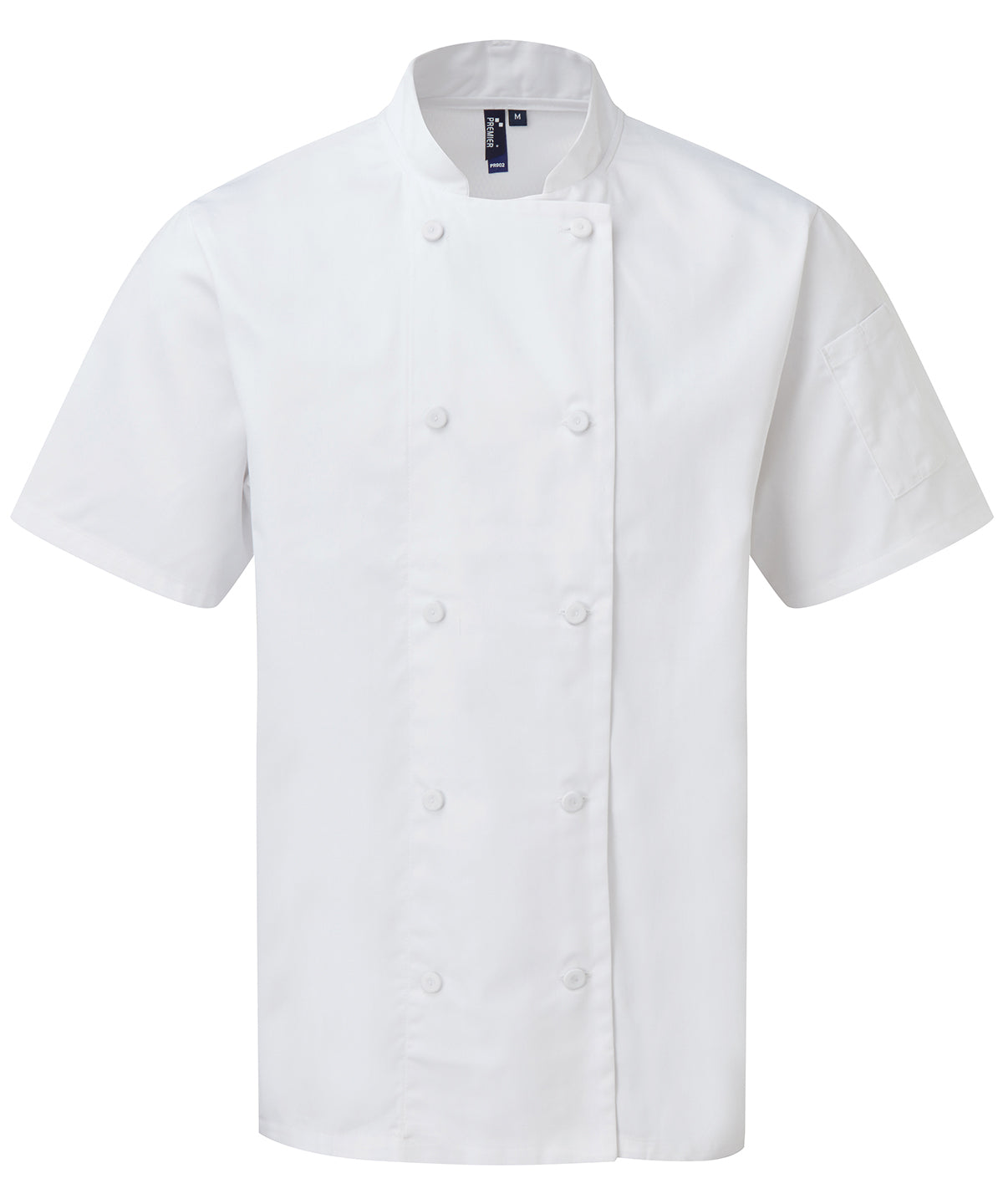 Chefs Coolchecker® short sleeve jacket | white