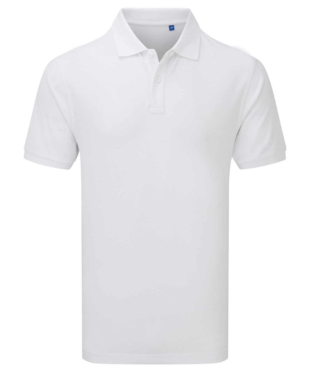 Essential unisex short sleeve workwear polo shirt | white