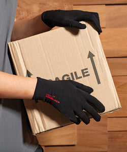 Touch gloves powered by HeiQ Viroblock (one pair) | black