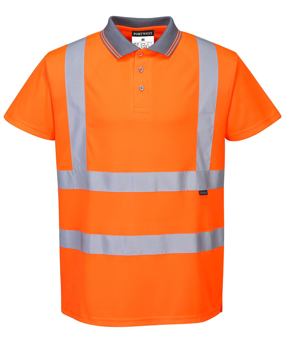 Hi-vis short sleeved polo (S477/RT22) | orange