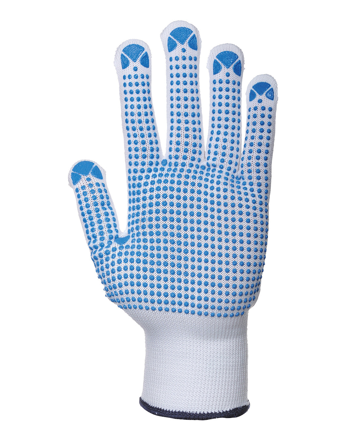 Nylon polka dot glove (A110) | blue/white