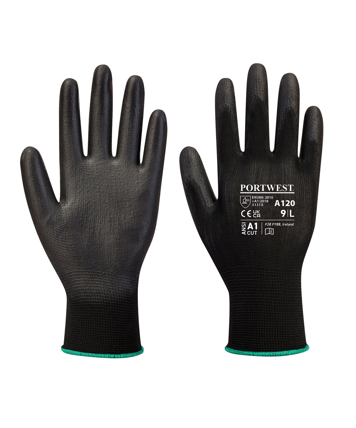 PU palm glove (A120) | black