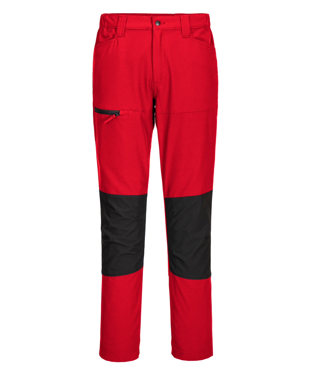 WX2 stretch work trousers (CD886) slim fit | deep red