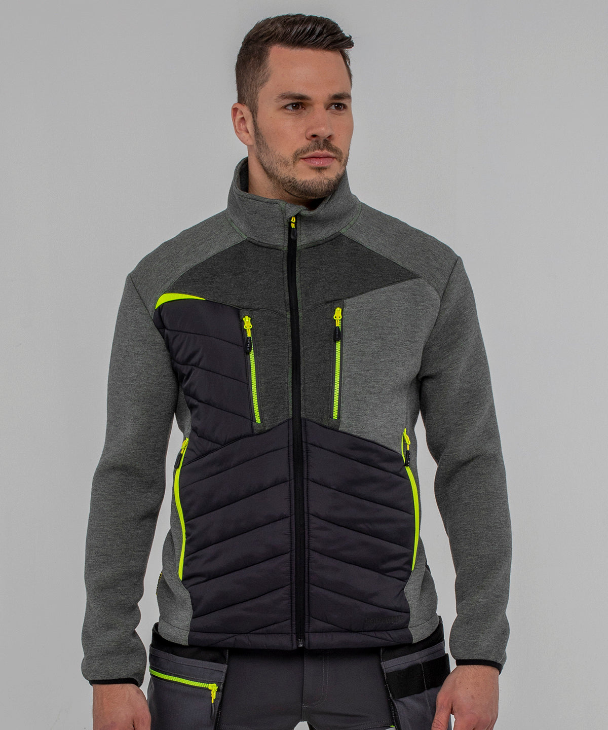 DX4 Hybrid Baffle jacket (DX471) | metal grey
