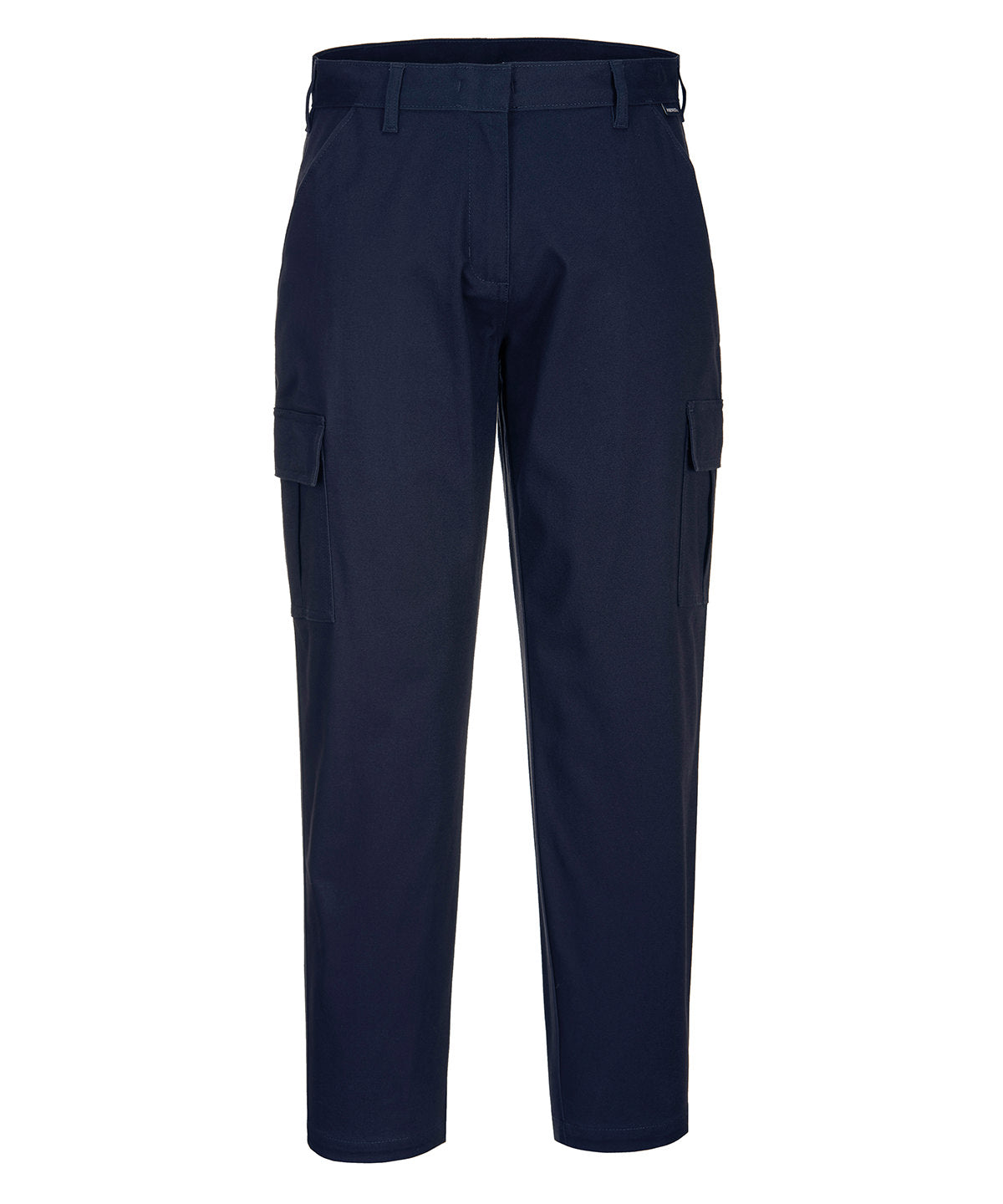 Womens stretch cargo trousers (S233) slim fit | dark navy
