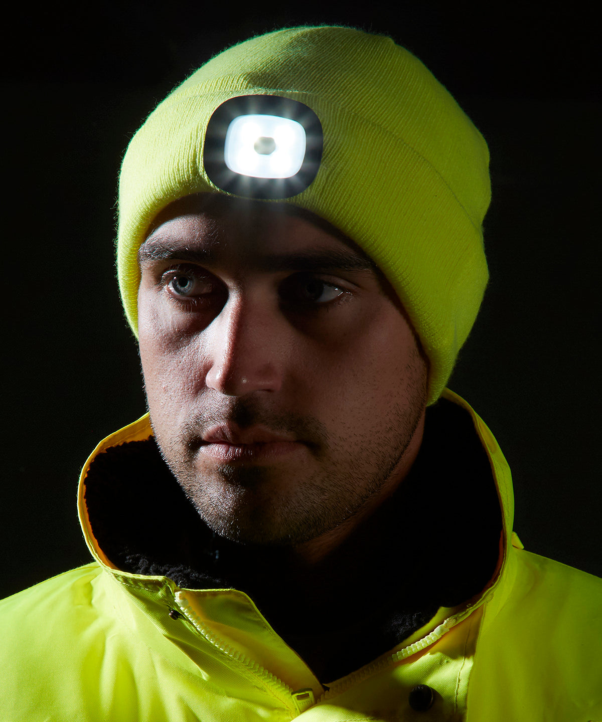 Beanie LED headlight USB rechargeable (B029) | navy