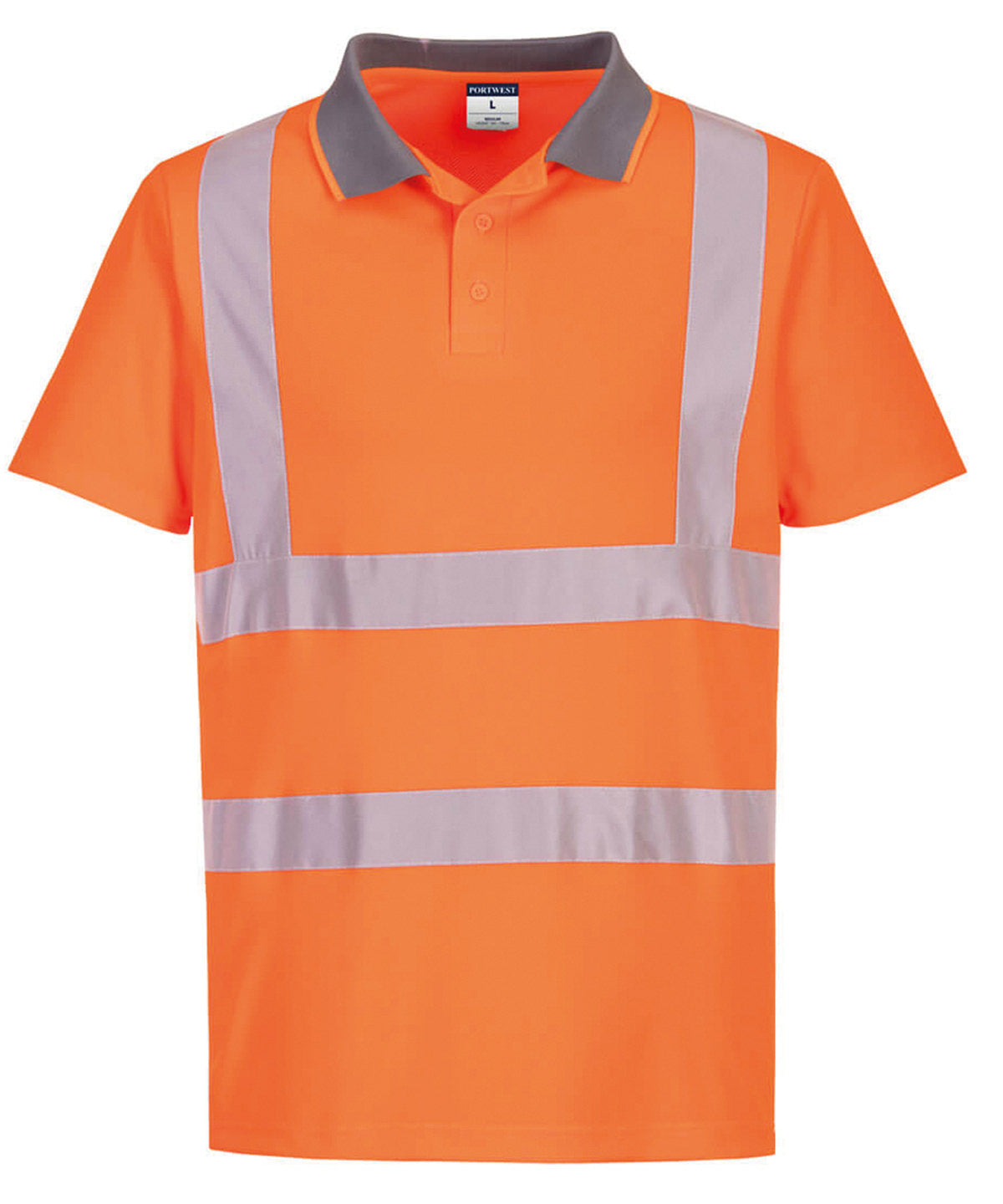 Eco Hi-vis short sleeve polo (EC10) | Orange