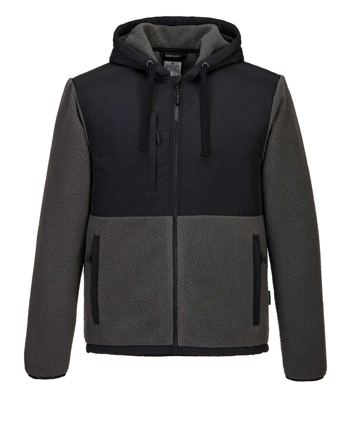 KX3 Borg fleece (KX371) | Black/Grey