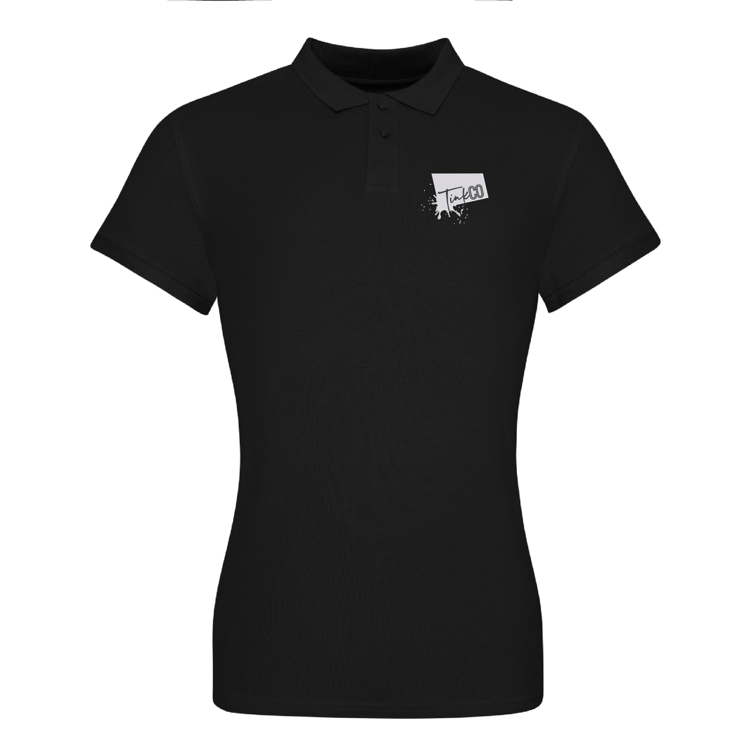 TinkCo | The 100 women's polo | Deep Black