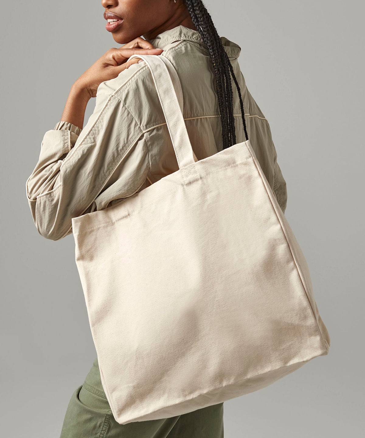 Canvas classic shopper | black