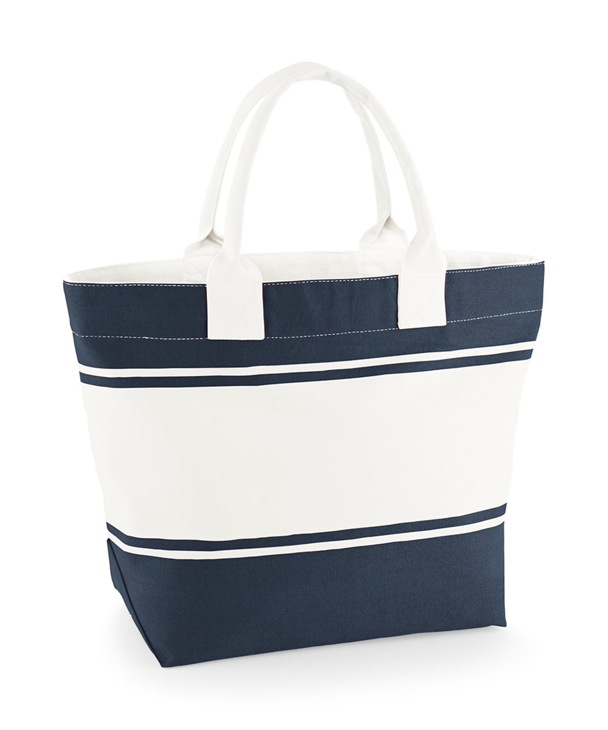 Canvas deck bag | navy/off white