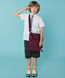 Junior book bag with strap | french navy