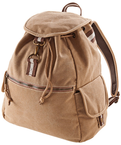 Vintage canvas backpack | Sahara