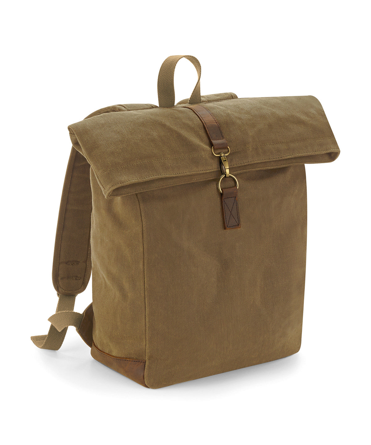 Heritage waxed canvas backpack | desert sand