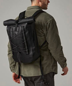 Waterproof bike roll-top | black