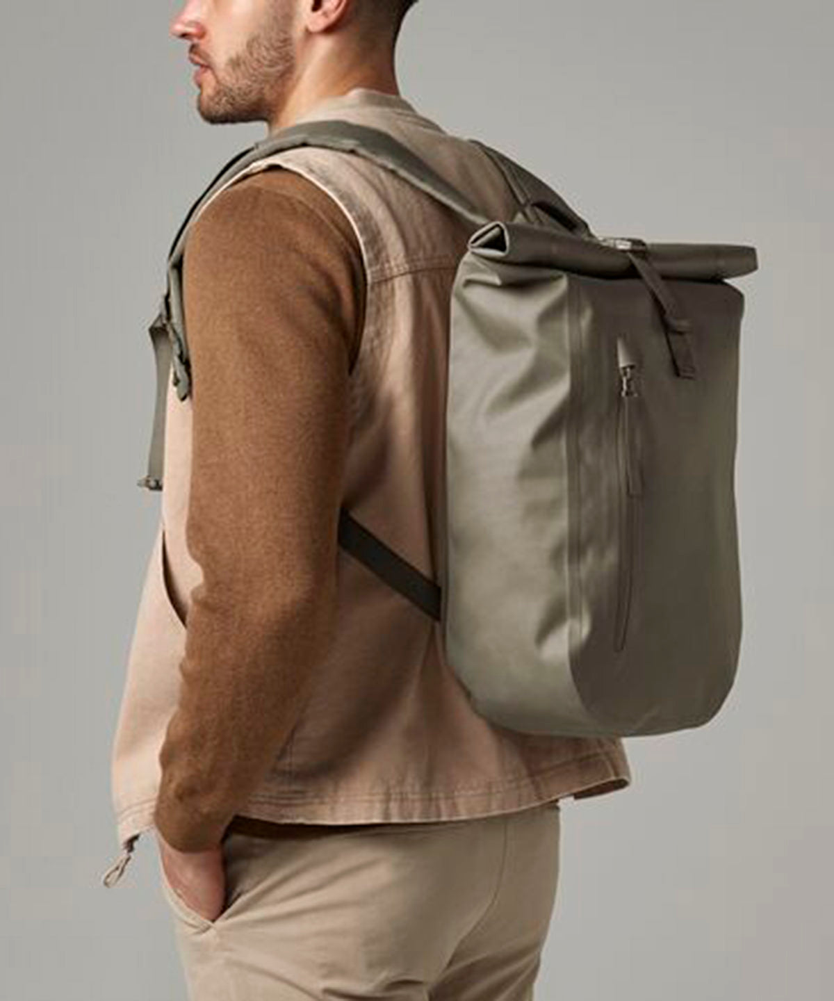 Waterproof roll-top lite | covert green