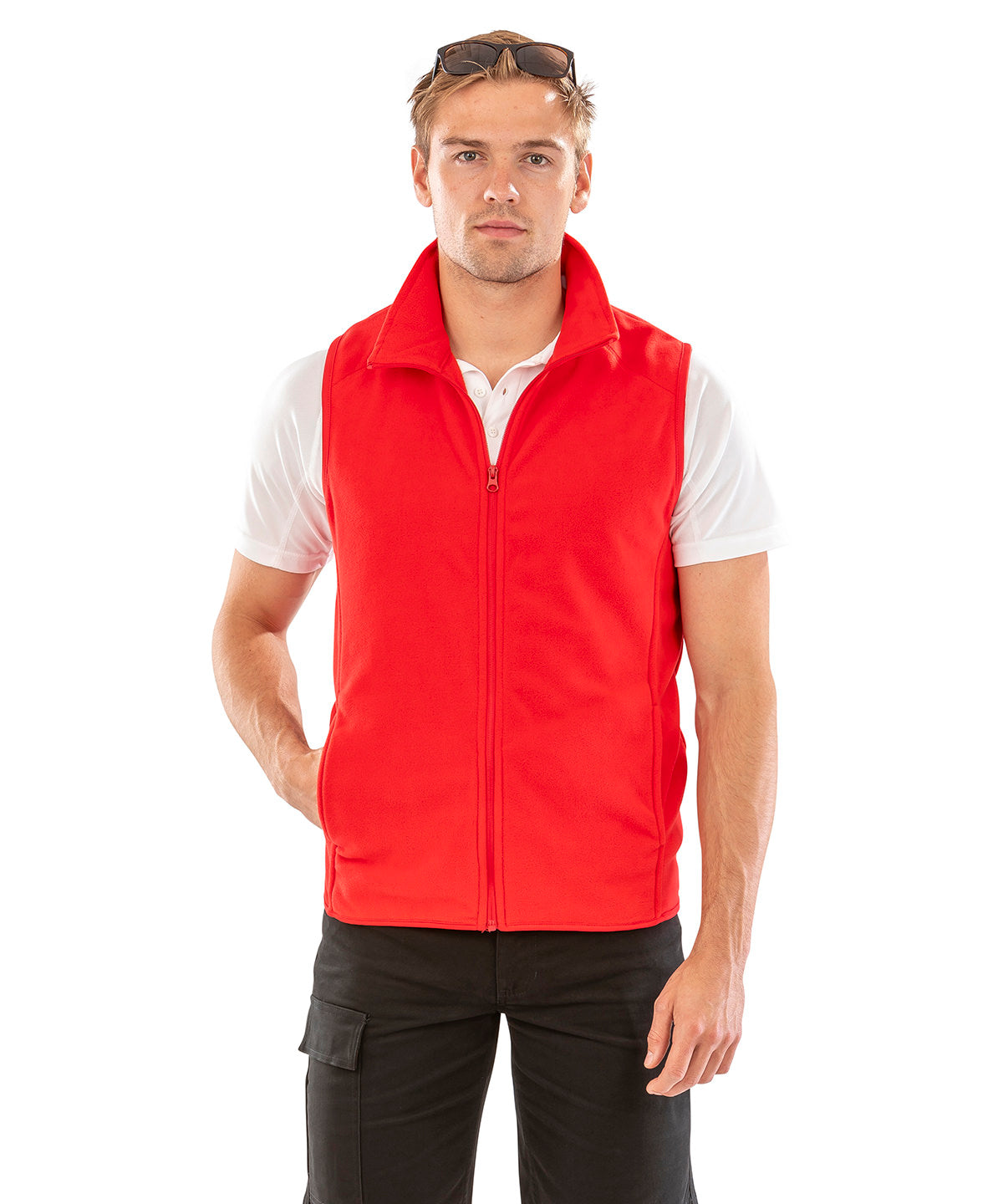 Core microfleece gilet | black