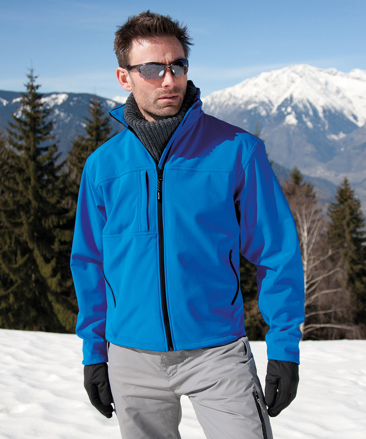 Classic softshell jacket | black