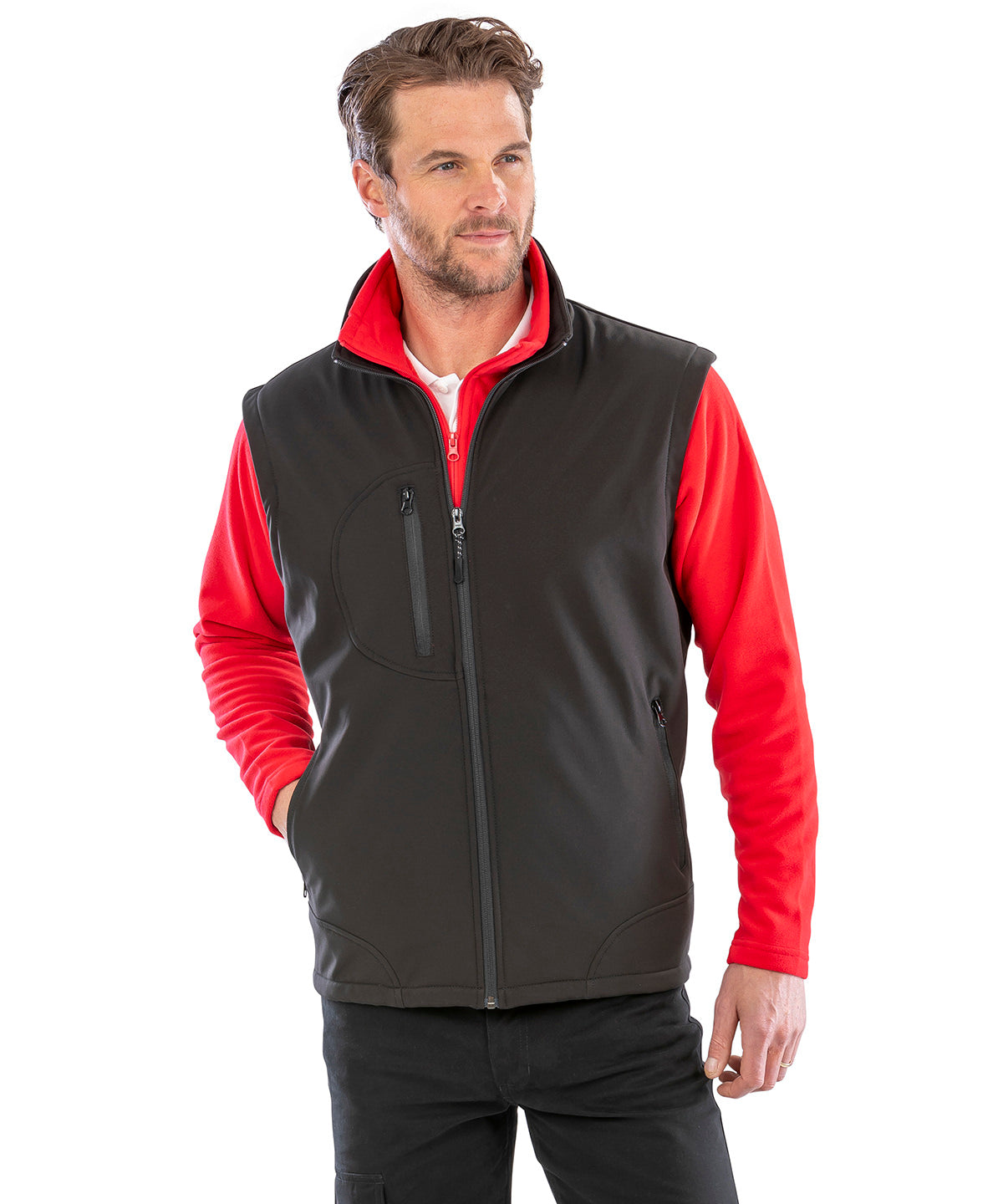 Softshell bodywarmer | black/black