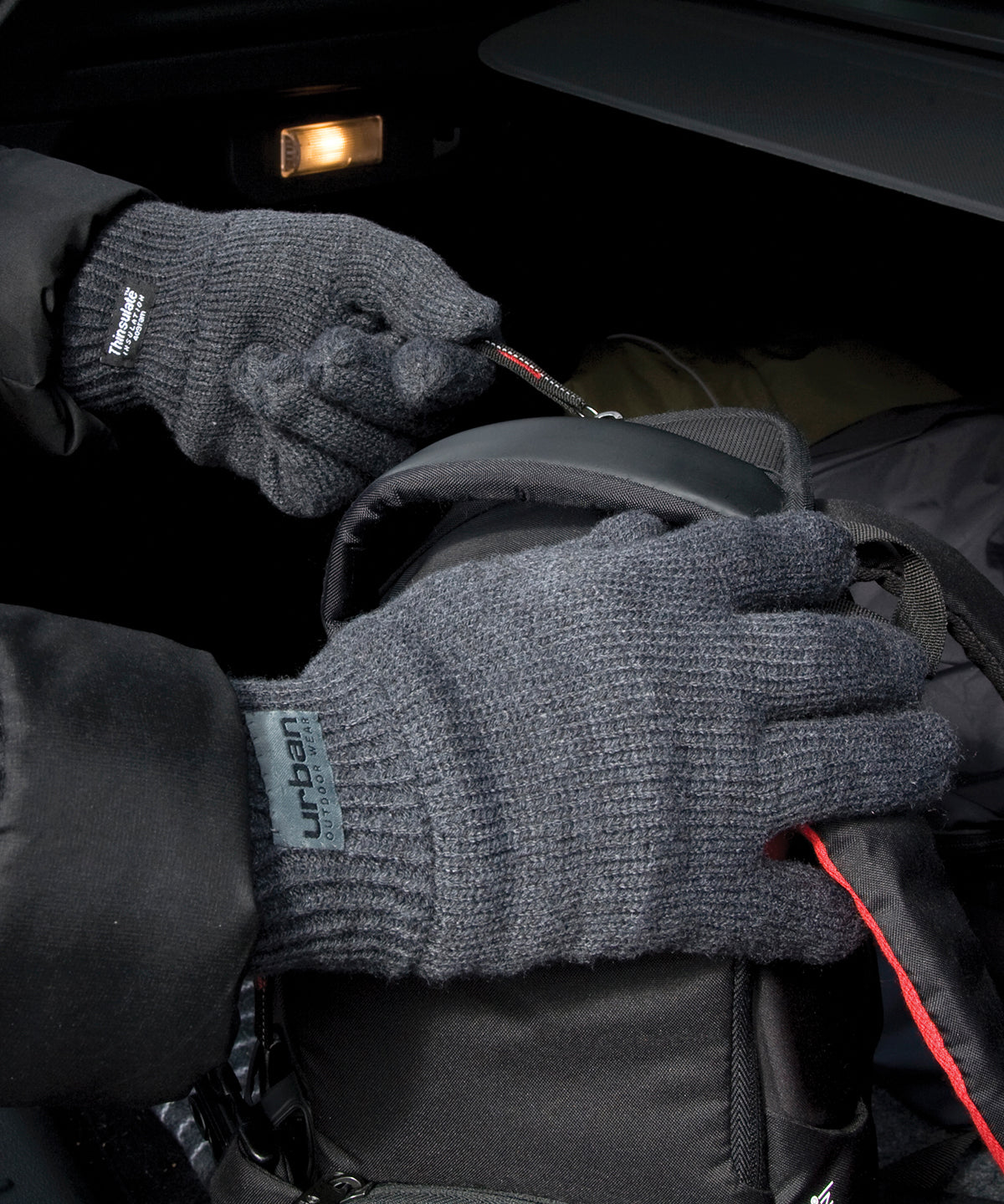 Classic fully-lined Thinsulate gloves | black