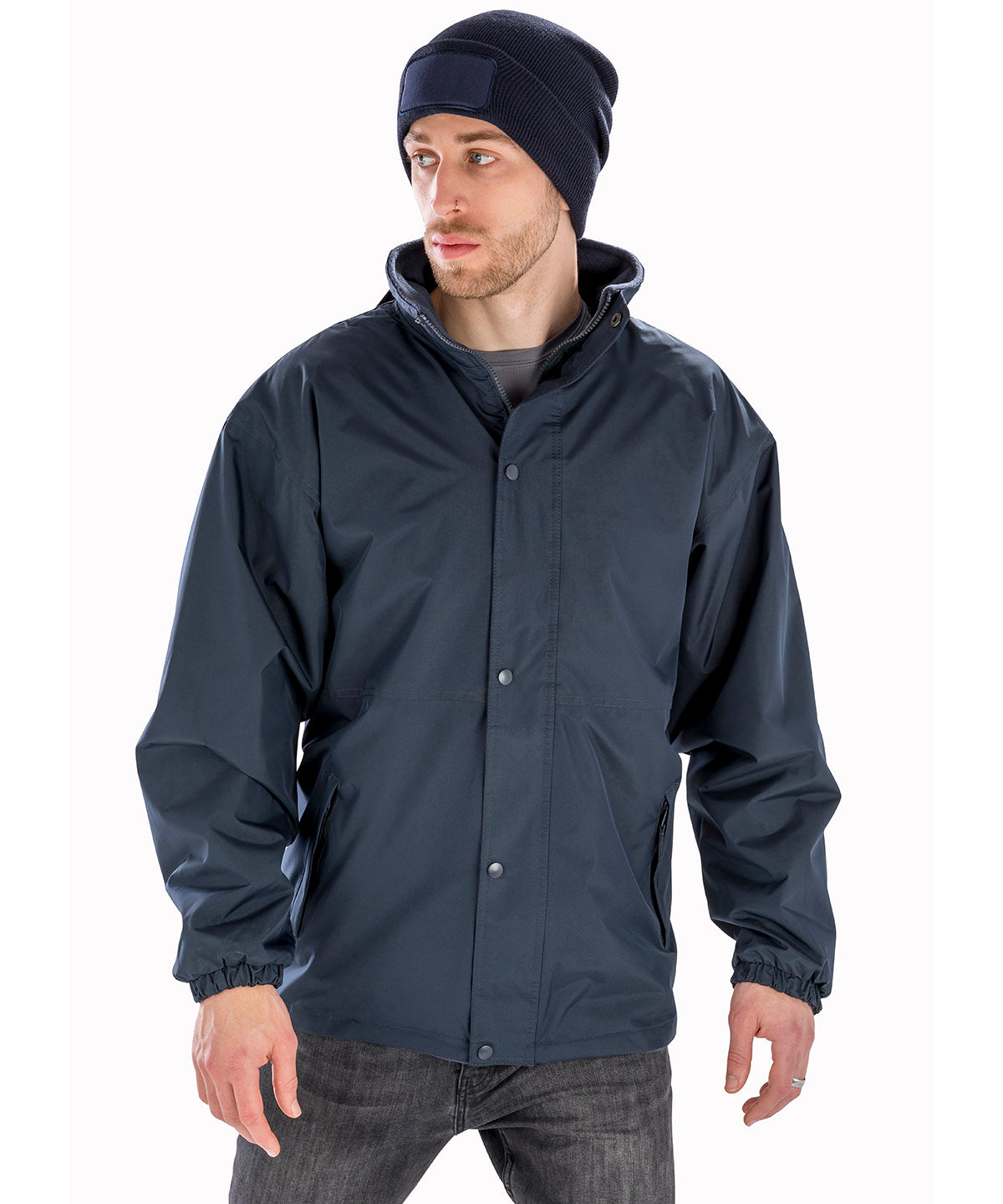 Reversible StormDri 4000 jacket | black/grey