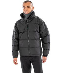 Holkham down-feel jacket | black