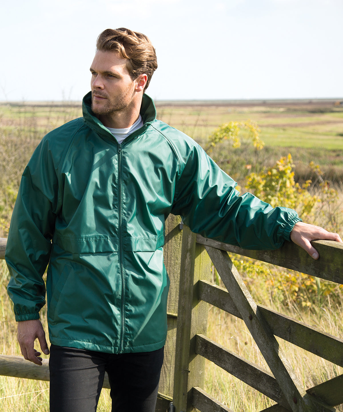 Core microfleece lined jacket | red