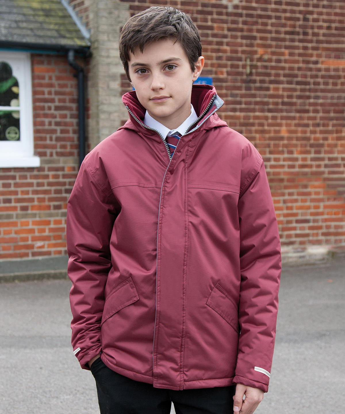 Core junior winter parka | black