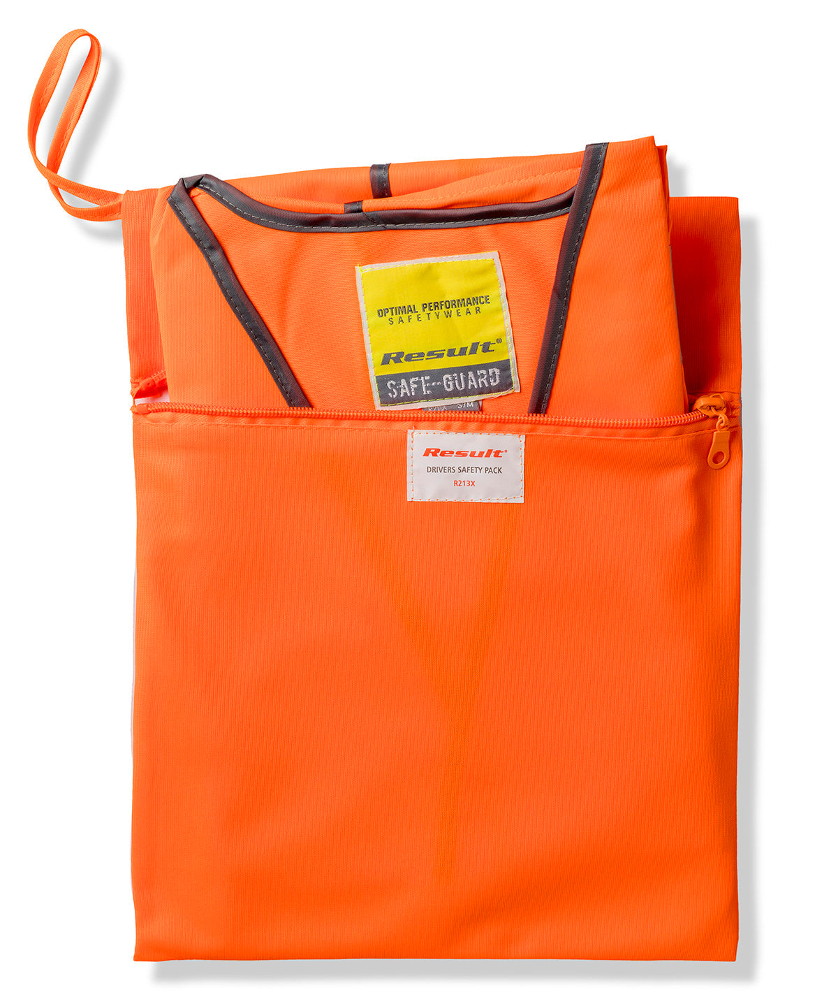 Safety vest storage bag | fluorescent orange