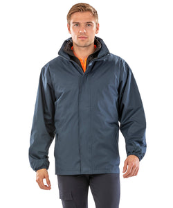 Core 3-in-1 jacket with quilted bodywarmer | black