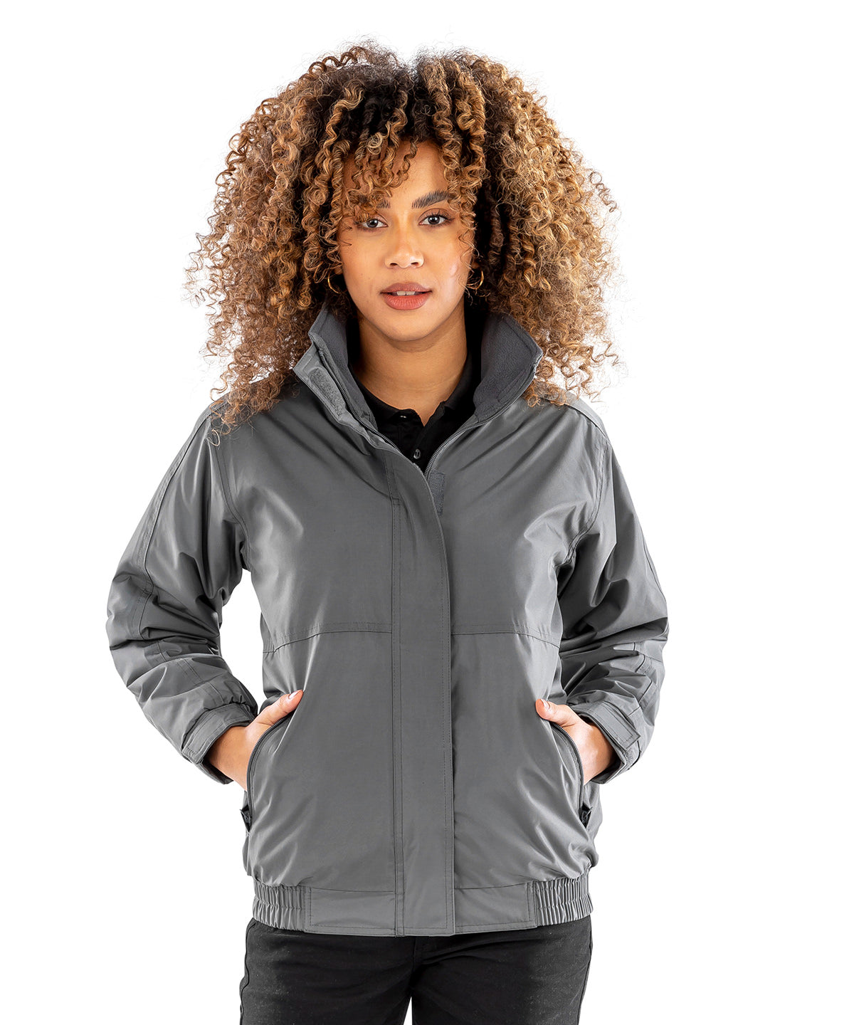Womens Core channel jacket | black