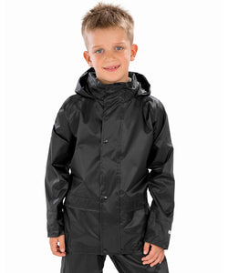 Core junior rain jacket | black