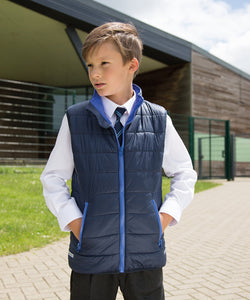 Core junior bodywarmer | black/orange