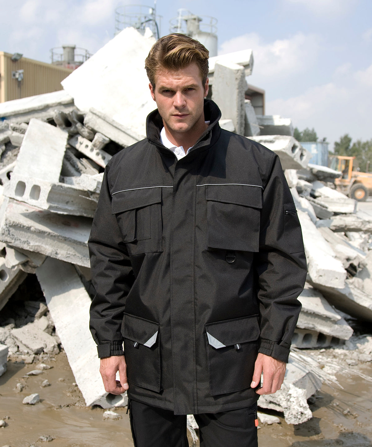 Work-Guard Sabre long coat | black