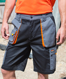 Work-Guard lite shorts | black/grey/orange