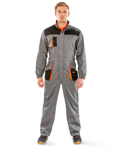 Work-Guard lite coverall | black/grey/orange