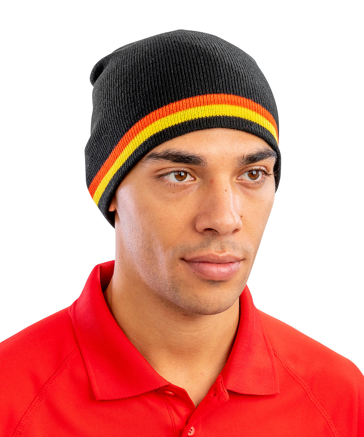 National beanie | orange/red/white/blue
