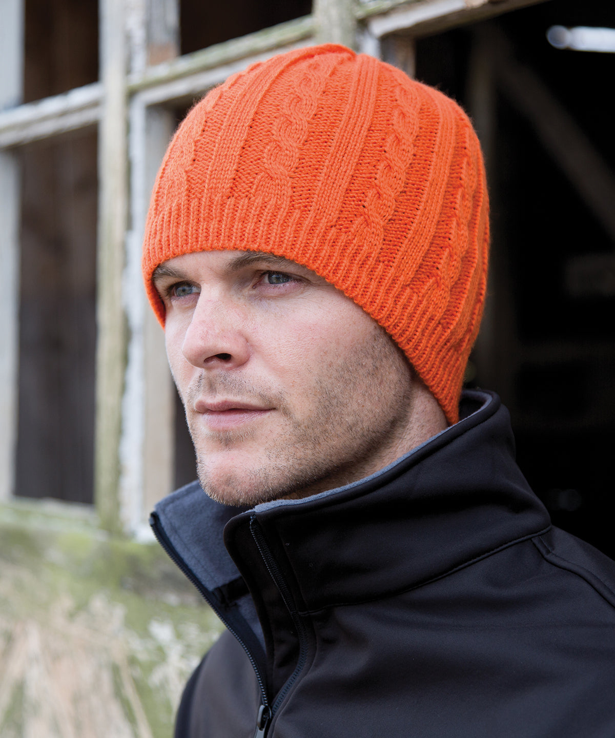 Mariner knitted hat | burnt orange