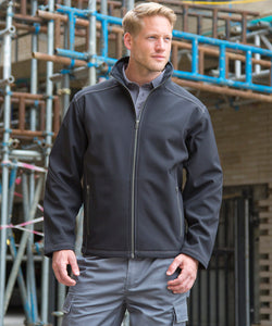 Treble stitch softshell | black