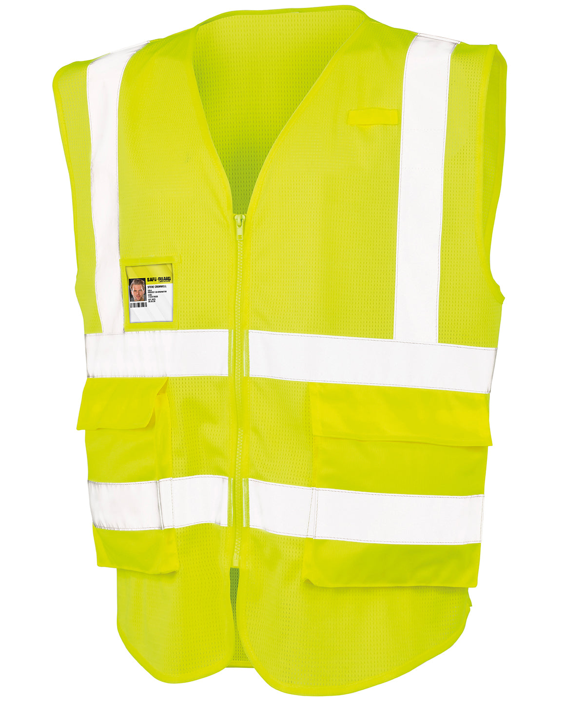 Executive cool mesh safety vest | fluorescent yellow