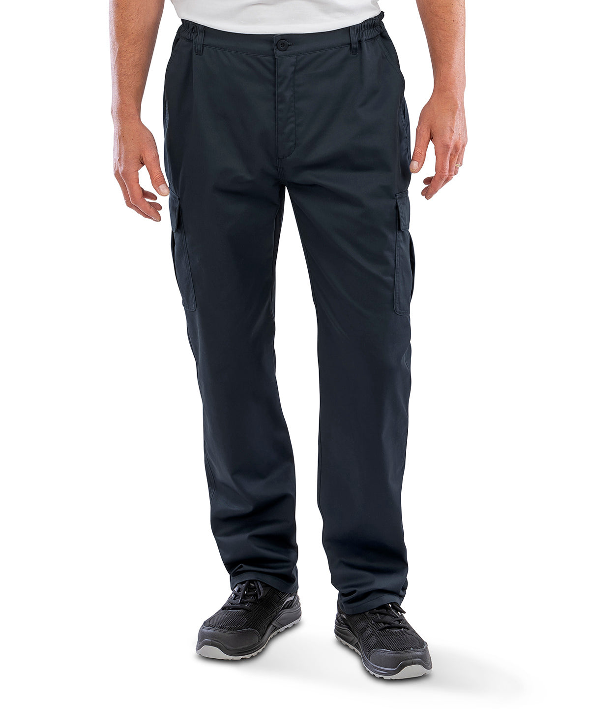 Recycled work-guard utility trousers | black
