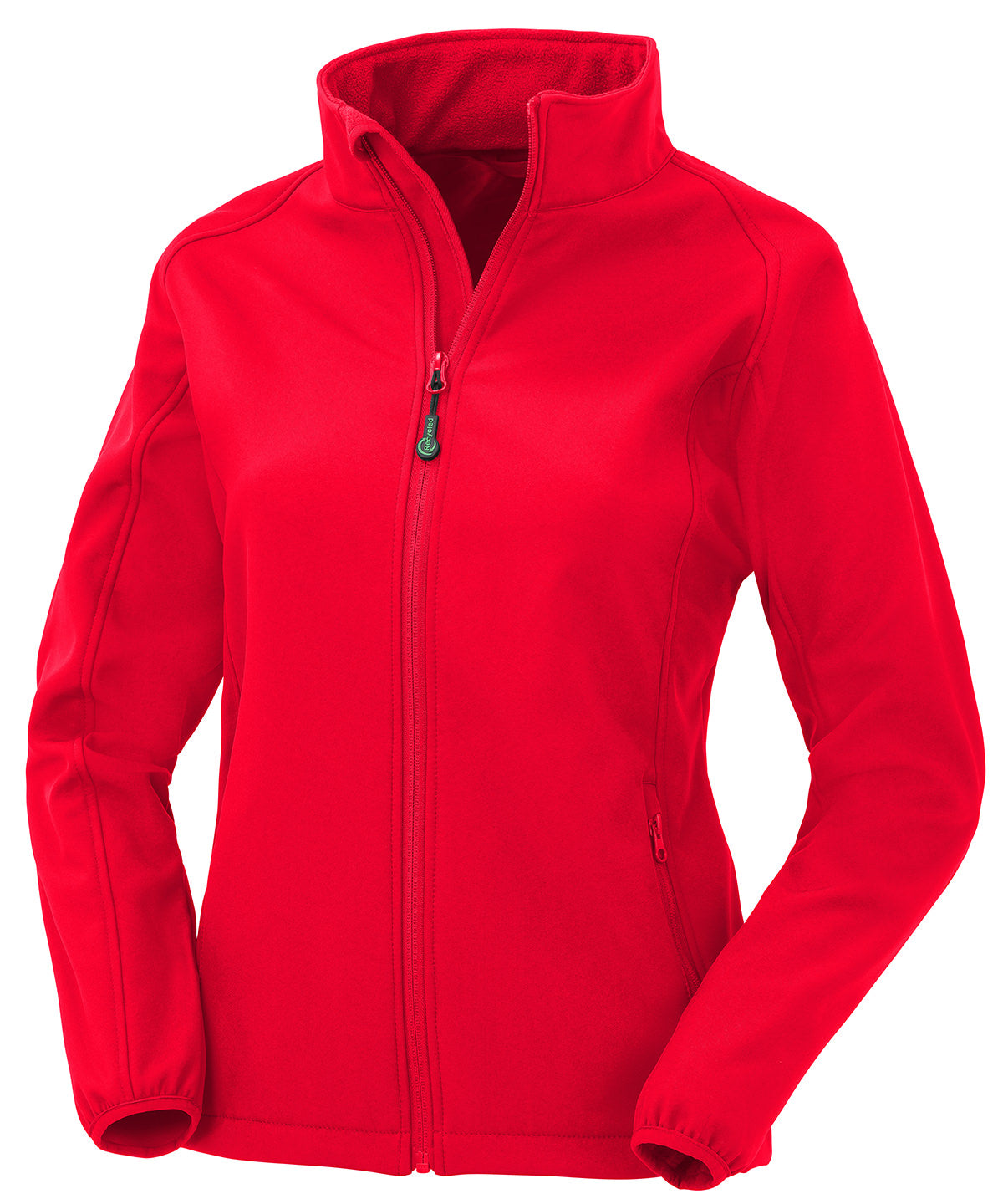 Womens recycled 2-layer printable softshell jacket | red