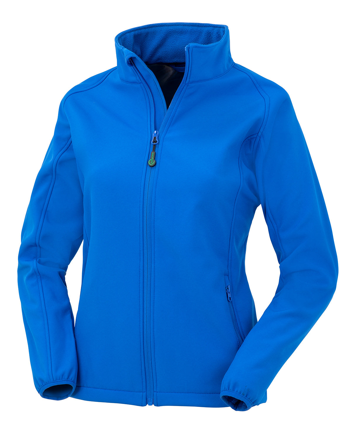 Womens recycled 2-layer printable softshell jacket | royal