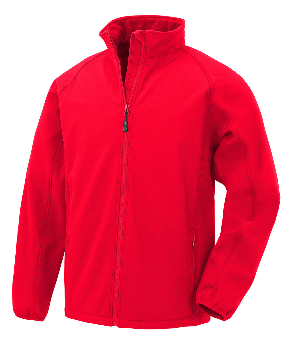 Mens recycled 2-layer printable softshell jacket | red