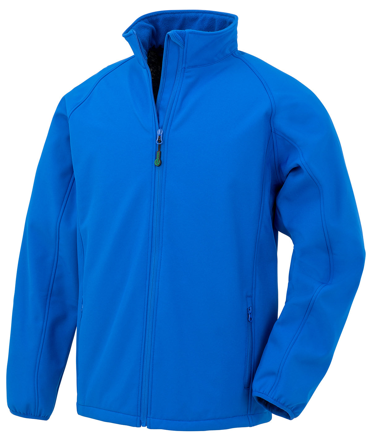 Mens recycled 2-layer printable softshell jacket | royal