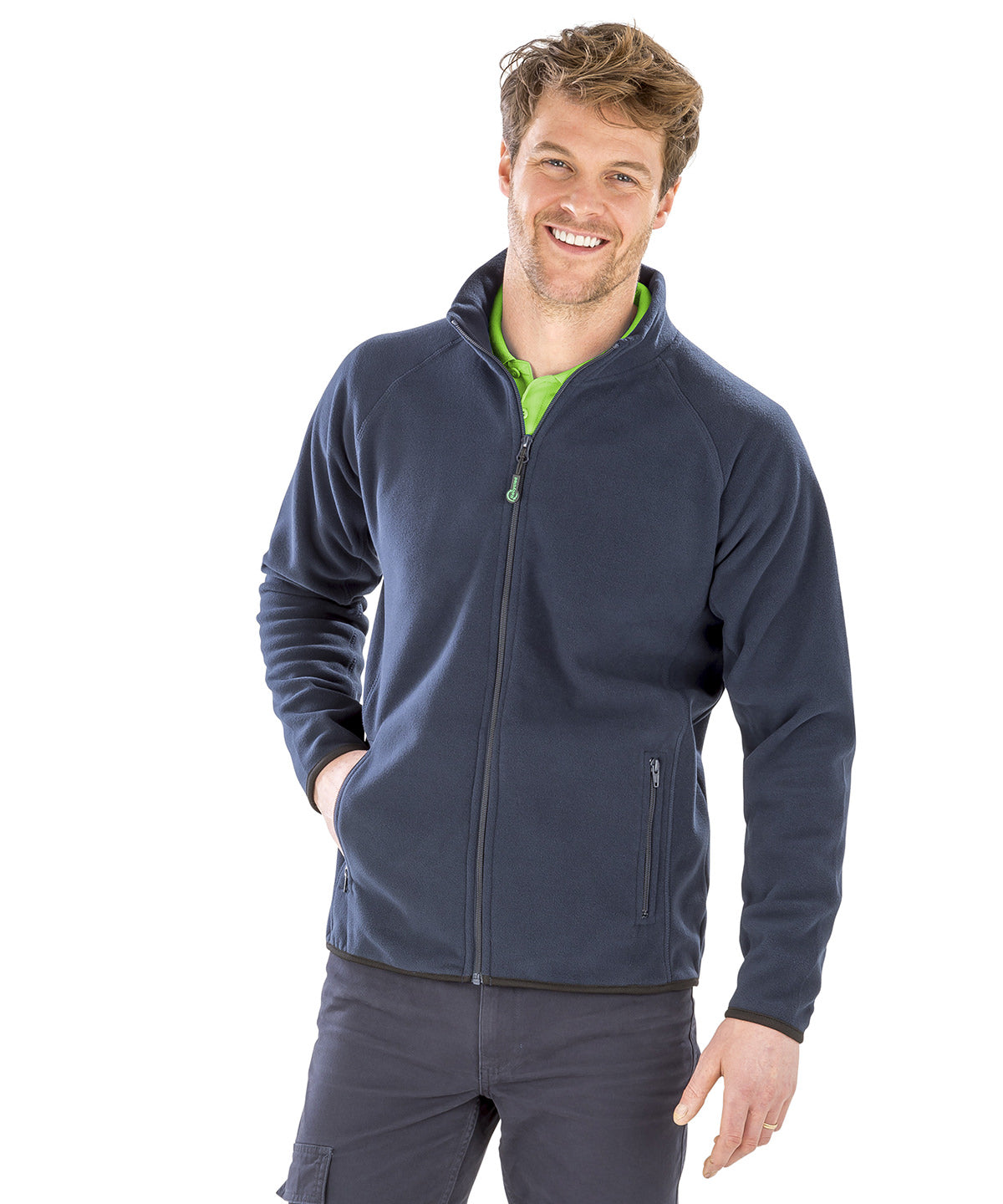 Recycled fleece polarthermic jacket | black