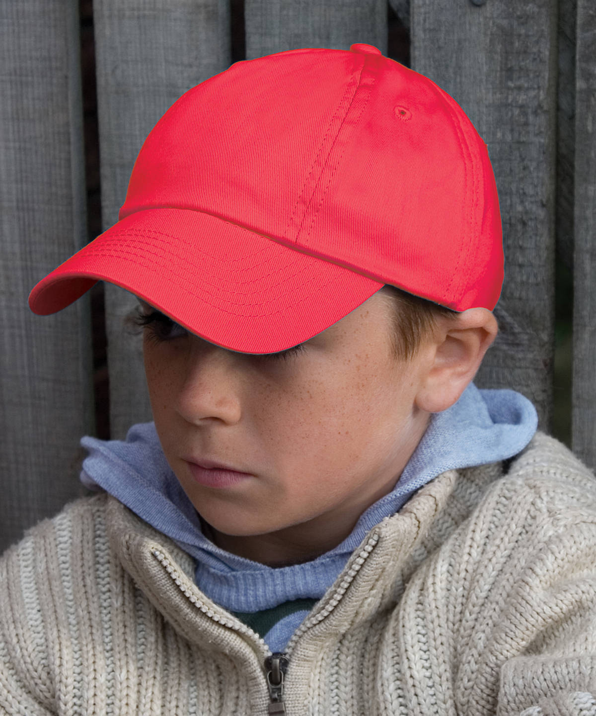 Junior low-profile cotton cap | black