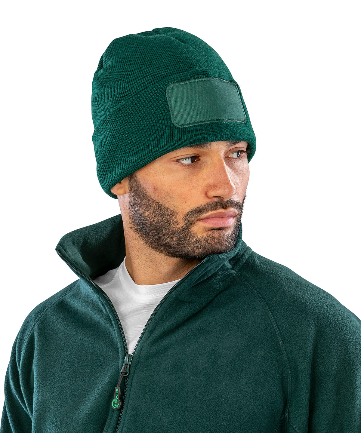 Double-knit printers beanie | black